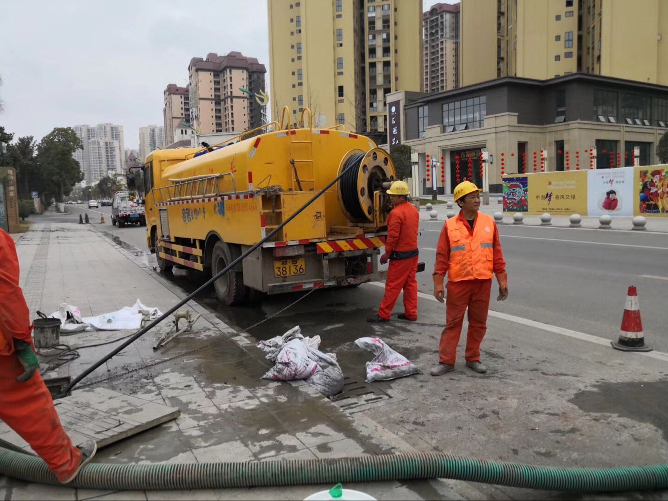 武邑排污管道清淤-管道清洗